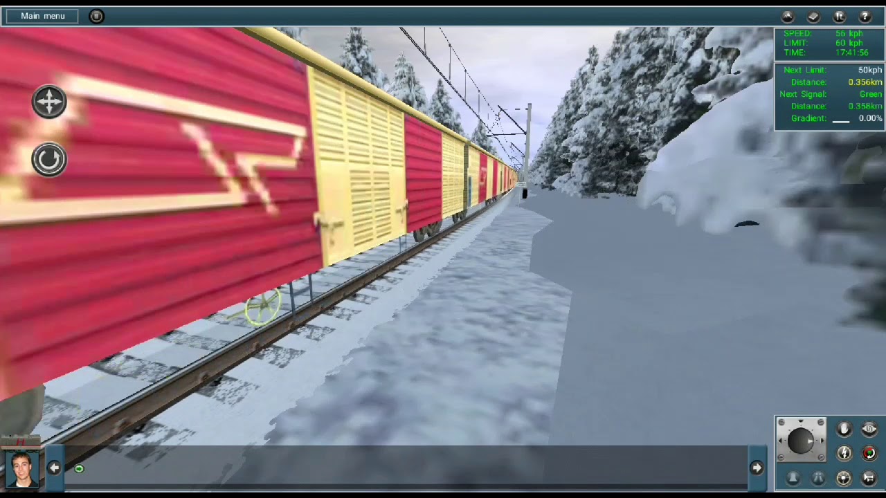 Обзор 3ЭС5К-054 Trainz Android