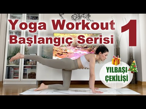 Yoga Workout Başlangıç Serisi - 1 | Yılbaşı Çekilişi🎁 Mat Hediye! | Yeni Başlayanlar İçin Evde Yoga