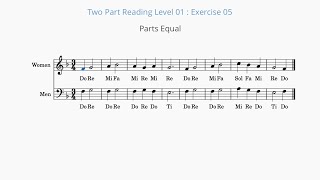 Two Part Reading Level One - Exercise 05