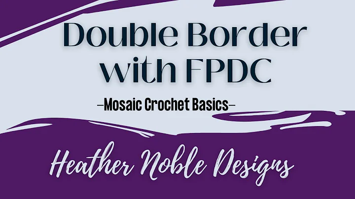 Double (Envelope) Border using Front Post Double C...
