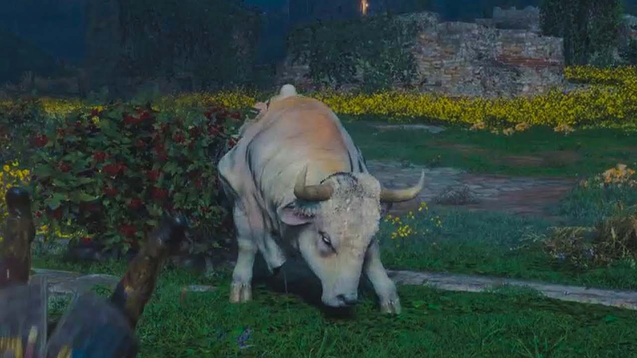 Ghost Auroch Boss Fight (Assassin's Creed Valhalla: The Siege of Paris) HD