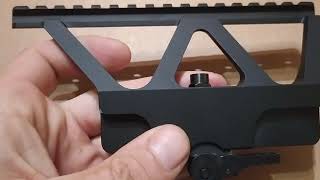 Переходник Ласточкин хвост - база Picatinny / Weaver для оружия созданного на базе АК