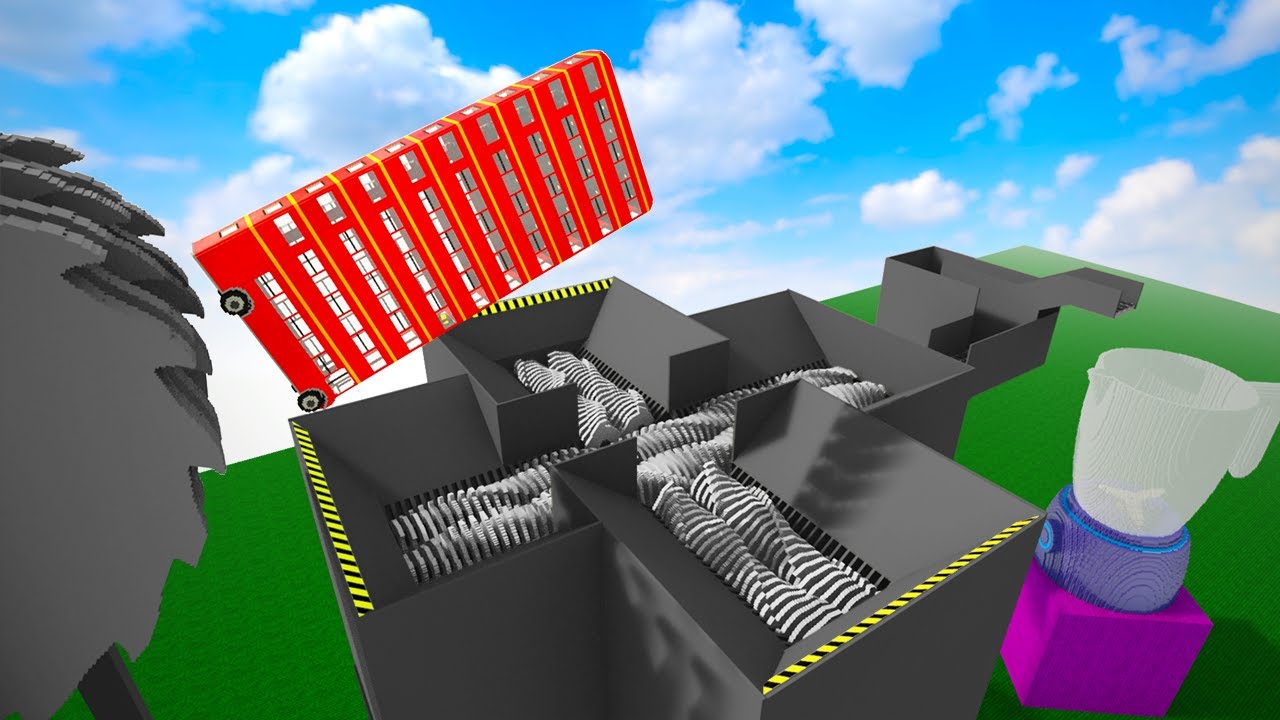 Twentieth Car Falls Into The Plus Shredder Factory After Being Hit By Cogwheels | Teardown