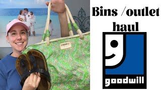 Goodwill Outlet Bins Orlando Florida Haul! Lilly Pulitzer, Birkenstock and more!