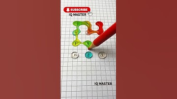 Draw a Checkered Path With Numbers 1 and 12? #drawing #line #maths #quiz #shorts  #brainchallenge