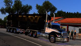 SALIENDO DE SANTA BARBAR CON LA HERMOSA FREIGHTLINER COLUMBIA EN AMERICAN TRUCK SIMULATOR COLOMBIA