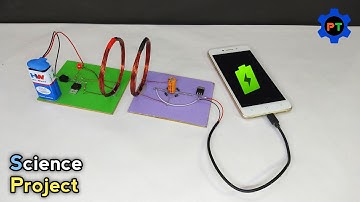 Wireless Mobile Charger | Science Project | Inspire Award Project