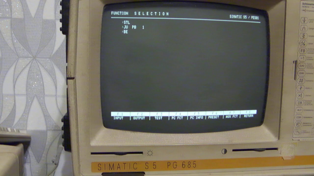 Программирование на STEP5 программы светофора, блоков ОВ1 и РВ1