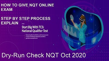 How to Dry Run Check NQT Oct 2020 Before the Exam Full Details || How to Give TCS NQT Online Exam
