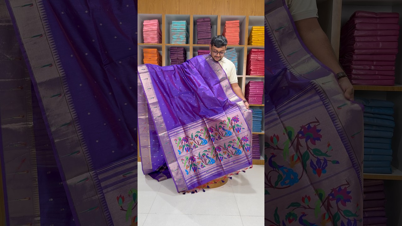 Soft Khadi Raw Silk Rich Paithani Saree