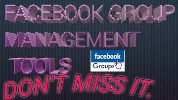 Facebook Group Management | keyword alert tool FB Group
