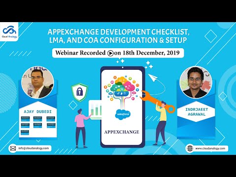 Salesforce AppExchange Development Checklist, COA+LMA Configuration & Setup