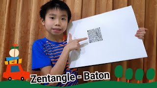 Zentangle Patterns | Ep.1 | Doodle Art | Baton Tutorial | by Gino Jirapat
