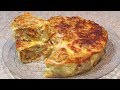 Капустный пирог из лаваша необычно и вкусно. // Lavash cabbage pie is unusual and delicious.