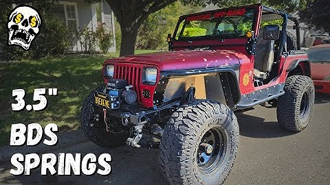 Old School YJ Build (Part 14) | BDS 3.5" Leaf Springs