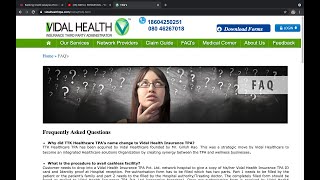 FAQs on Vidal Health screenshot 2