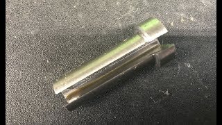 Machining Broach Bushing - Broaching a Keyway