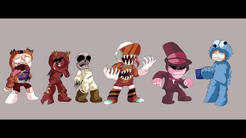 Four Way Fracture but the Sock Gang Sings it - (Friday Night Funkin