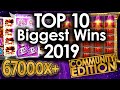 Top 10 - Biggest Wins of 2019 (Community Edition) - YouTube