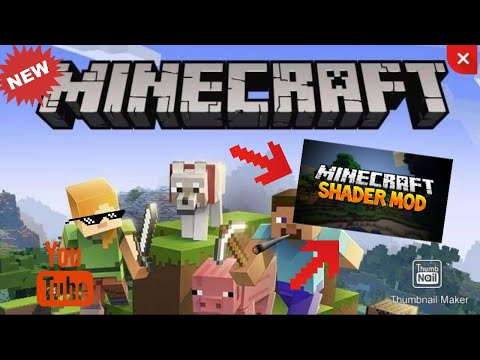 როგორ დავაყენოთ Minecraft Mobile-ში შეიდერები!!