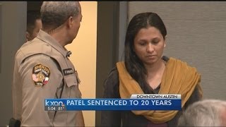 Patel sentenced to 20 years in husband's bathtub burning death
