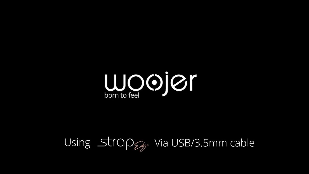Connecting Woojer Strap Edge via a USB-C/3.5mm Cable - YouTube