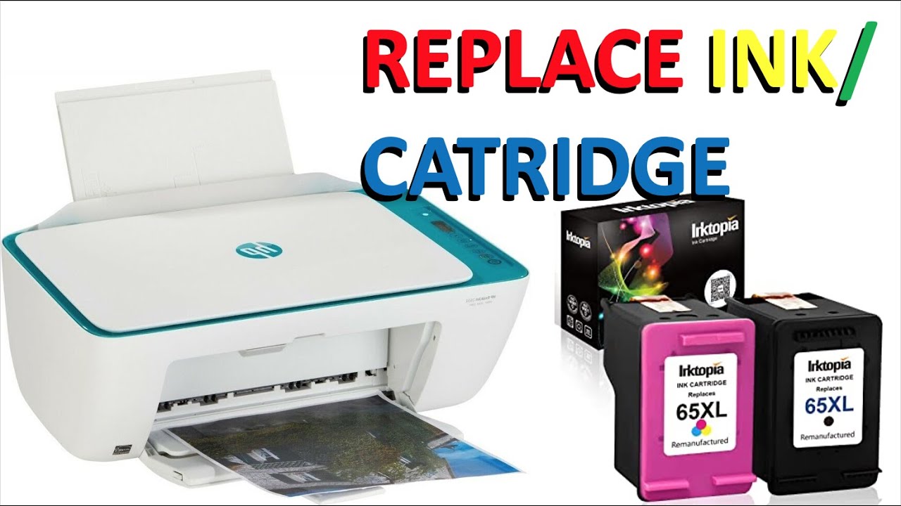 velfærd Skære centeret How to Replace Ink/Catridge on Hp Deskjet 2600 Series Printer - YouTube