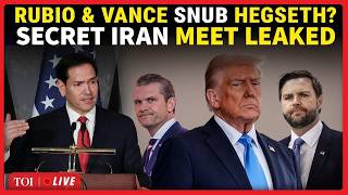 ‘HEGSETH OUT, VANCE IN?’: Rubio Stumbles As Trump Team Divided Over Iran; War Chief SNUBBED