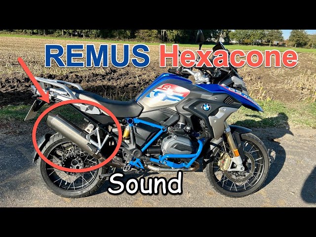 BMW R 1200 GS LC 2017 Rallye - Remus Exhaust - Cold Start and warm