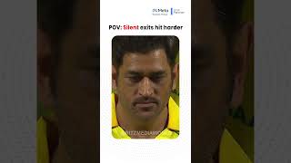 Corporate Employees Felt This Dhoni Moment 💔 #dhonifans #dhoni #msdhoni