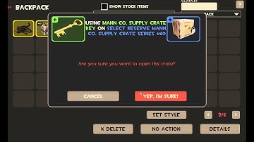 Team Fortress 2 - Reserved #60 Mann.co Supply Crate Unboxing