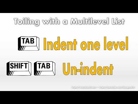 228 Toiling with a Multilevel List