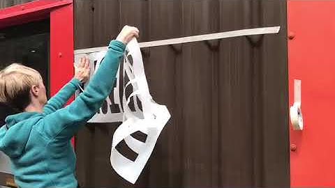 Using stencils on a corrugated surface - A step by step mini guide