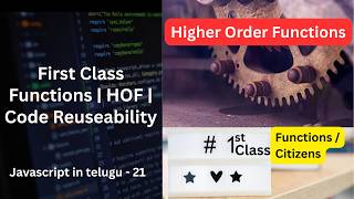 First Class & Higher Order Functions in JavaScript Telugu