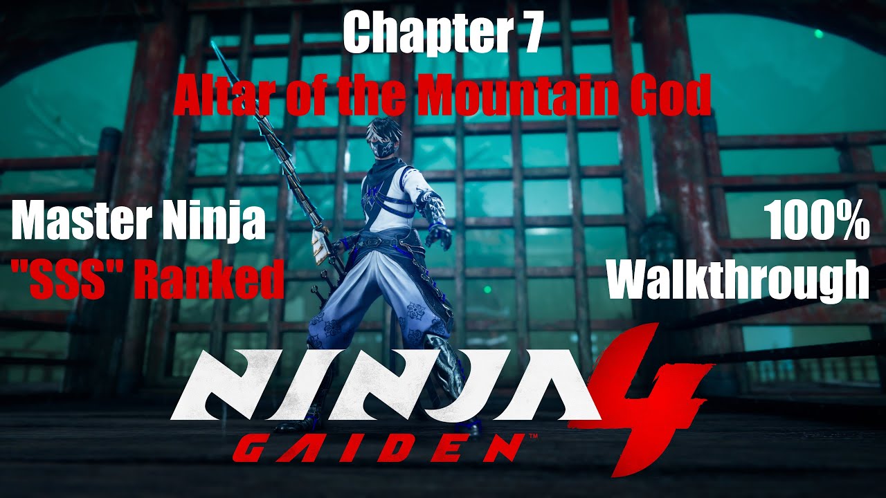 NG4 100% Guide - Ch. 7 (Master Ninja) New Game+ - YouTube