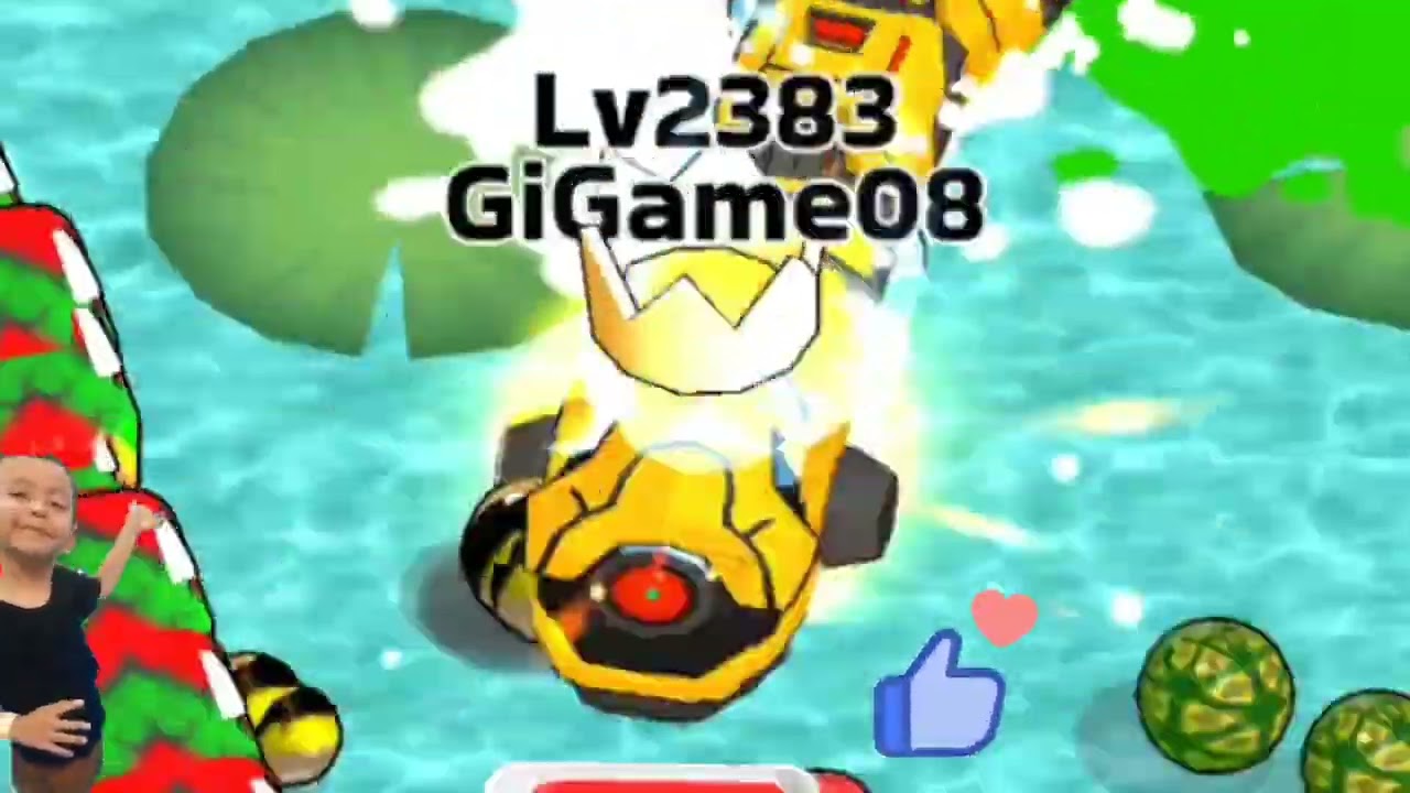 Level 5844 RANK 1 Lemonbee ! Snake Clash - ultimate snake battle survival 