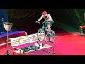 Circus. Extreme cyclist. Цирк. Экстремальный велосипедист.