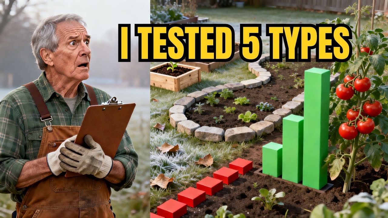 I Tested 5 Bed Shapes — One Made Plants Grow Like Crazy