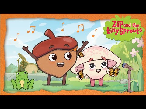 When We Unite 🎤 Animated Sing Along 🎶 | Animated Kids Song | Zip and the Tiny Sprouts