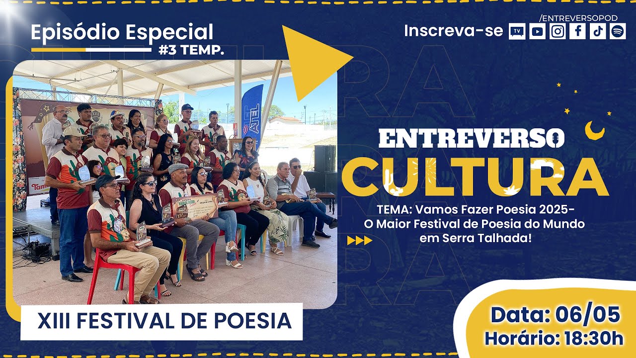 Vamos Fazer Poesia 2025 - O Maior Festival de Poesia do Mundo em Serra Talhada