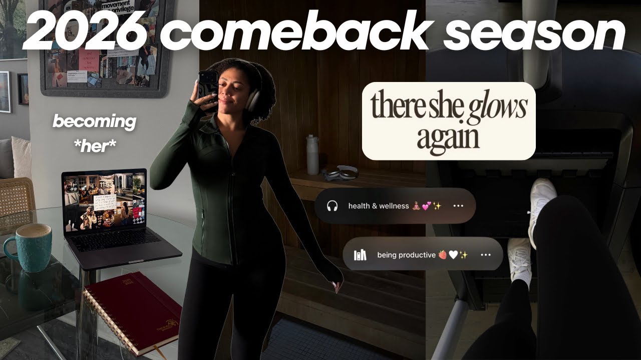 enter your COMEBACK season 🦋 get on routine, shift your mindset & start feeling good again! ✨