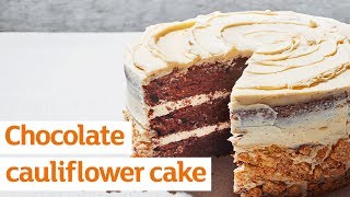 Chocolate Cauliflower Cake With Tahini Frosting Recipe Sainsburys