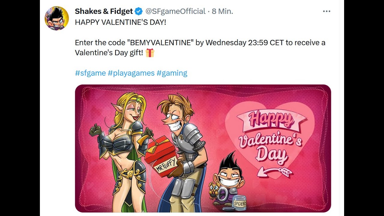 Shakes & Fidget - Coupon BEMYVALENTINE