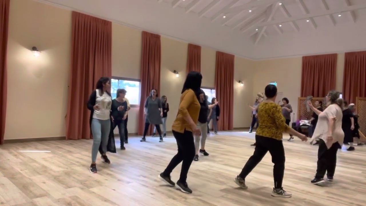 הדגמת ריקוד מעגל 🎤פותח את ידך בגינוסר 🕺🏻אבי לוי