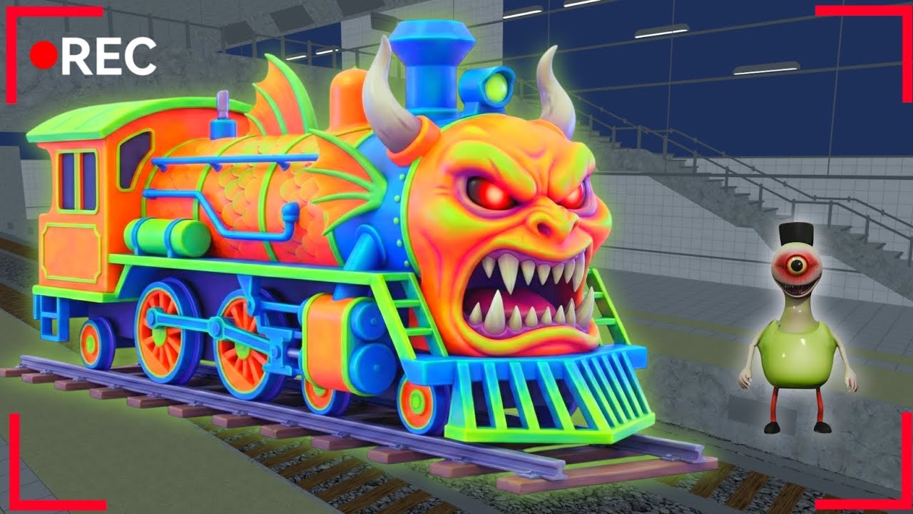There's Horror Secret Place Orange Angry Train Eater Haunted Yuta Mio 😱 ...