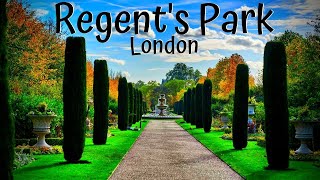 London Regent's Park Rose Garden - LONDON UK [Video Travel Guide]
