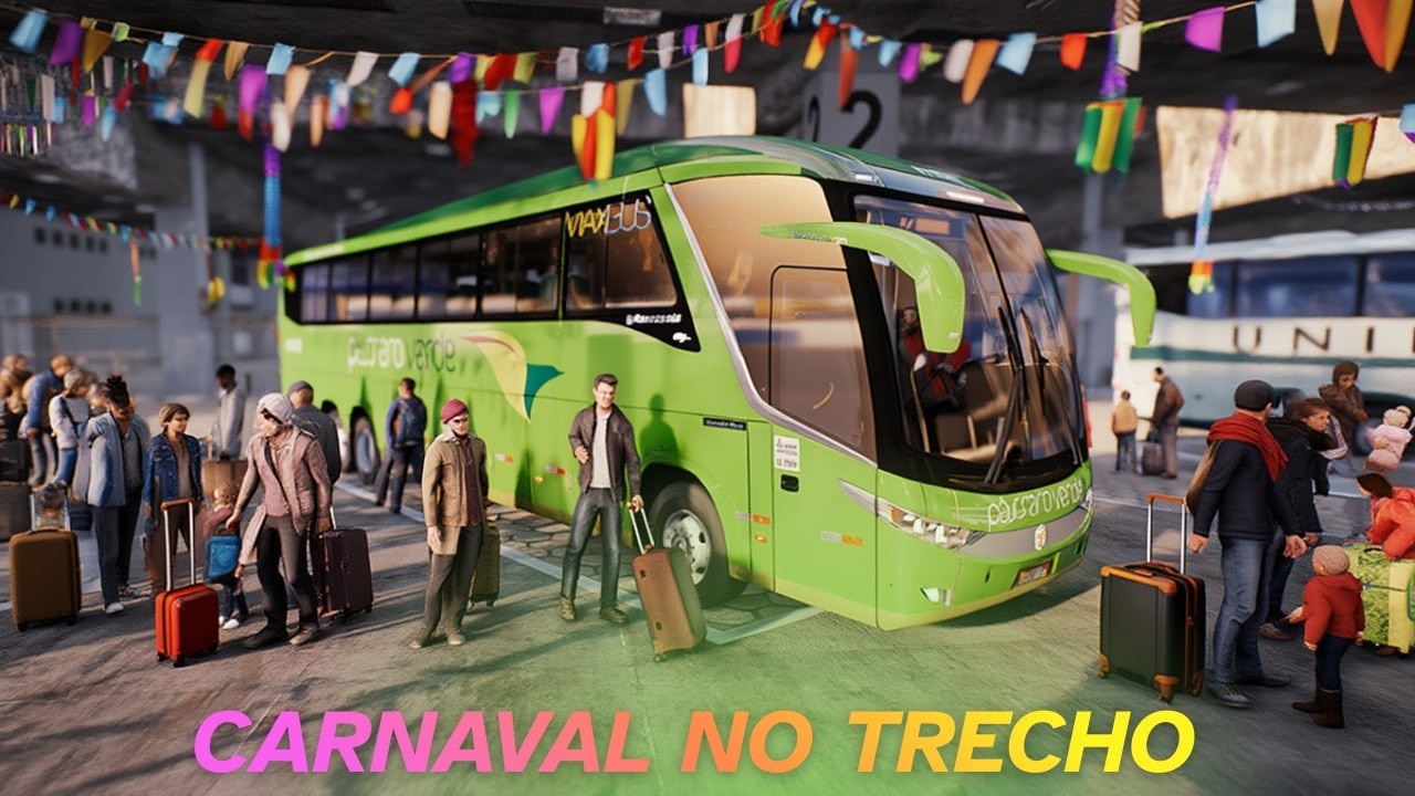 Viação Pássaro Verde | Rio Pomba ➜ B Horizonte | Som ambiente - Carnaval no trecho ETS2