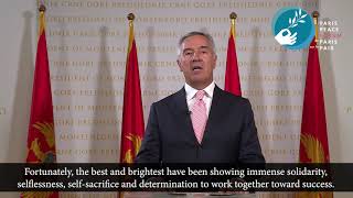 Milo Dukanović, President of Montenegro - Paris Peace Forum