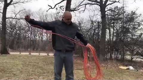 How To Roll Up an Extension Cord!!  CORRECTLY!!!