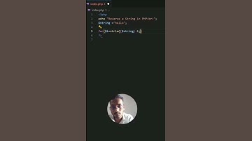 Reverse a String in PHP | PHP Basics #4 #php #coding #shortsfeed #shorts #corephp